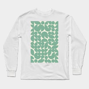 Peaceful Geometric Pattern - Shapes #10 Long Sleeve T-Shirt